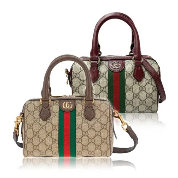 Gucci 經典OPHIDIA迷你波士頓包