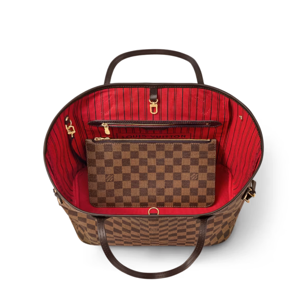 Louis Vuitton Neverfull MM 經典經典花紋肩背包