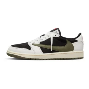 Travis Scott x Air Jordan 1 Low OG WMNS "Olive" 聯名款 倒鉤 橄欖綠