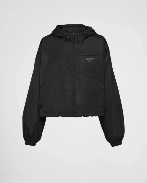 Prada 再生尼龍拼接短版外套