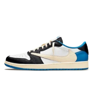 AIR JORDAN 1 LOW TRAVIS SCOTT FRAGMENT MILITARY BLUE