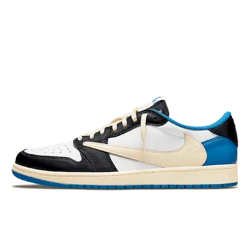 AIR JORDAN 1 LOW TRAVIS SCOTT FRAGMENT MILITARY BLUE