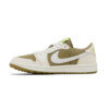 Travis Scott x Air Jordan 1 Low 高爾夫鞋 中性色橄欖綠