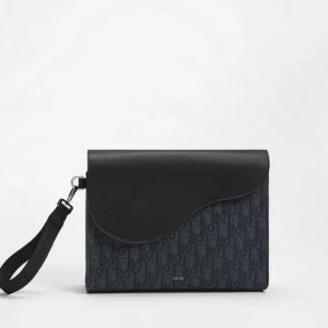 2ADCA540YKSH03E_SBG_E01-2 Dior Saddle Pouch Oblique 手拿包