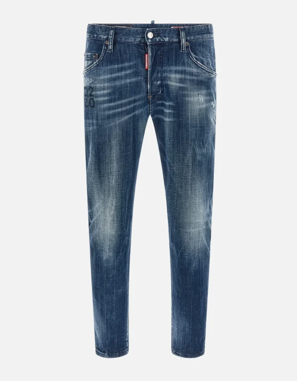 5176810-max Dsquared2 男士 Skater 牛仔褲