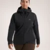 F25-X000010561-Gamma-Hoody-Black-Women-s-Front-View Arc'teryx 始祖鳥 Gamma Hoody 軟殼連帽外套