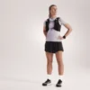 S26_X000010236_002291_Norvan_2-in-1_Short_5_Black_Women_4_Full-Body Arc'teryx 始祖鳥 女款彈性訓練短褲 軍綠色