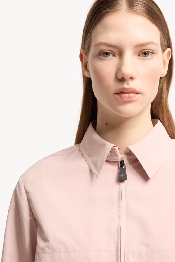 縐褶技術長袖恤衫-女士-粉紅色-moncler-5 Moncler Grenoble 縐褶技術長袖恤衫